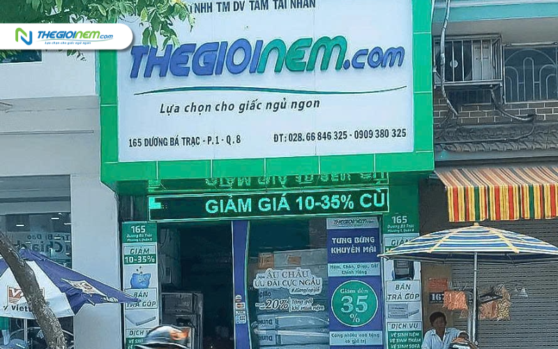 Hệ thống cửa hàng Thế Giới Nệm uy tín 